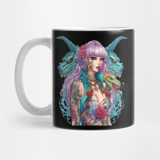 Dungeon Reptile Girl Mug